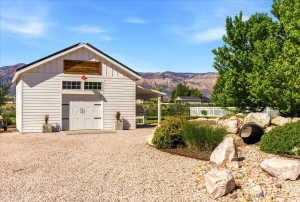 White siding accessory dwelling unit