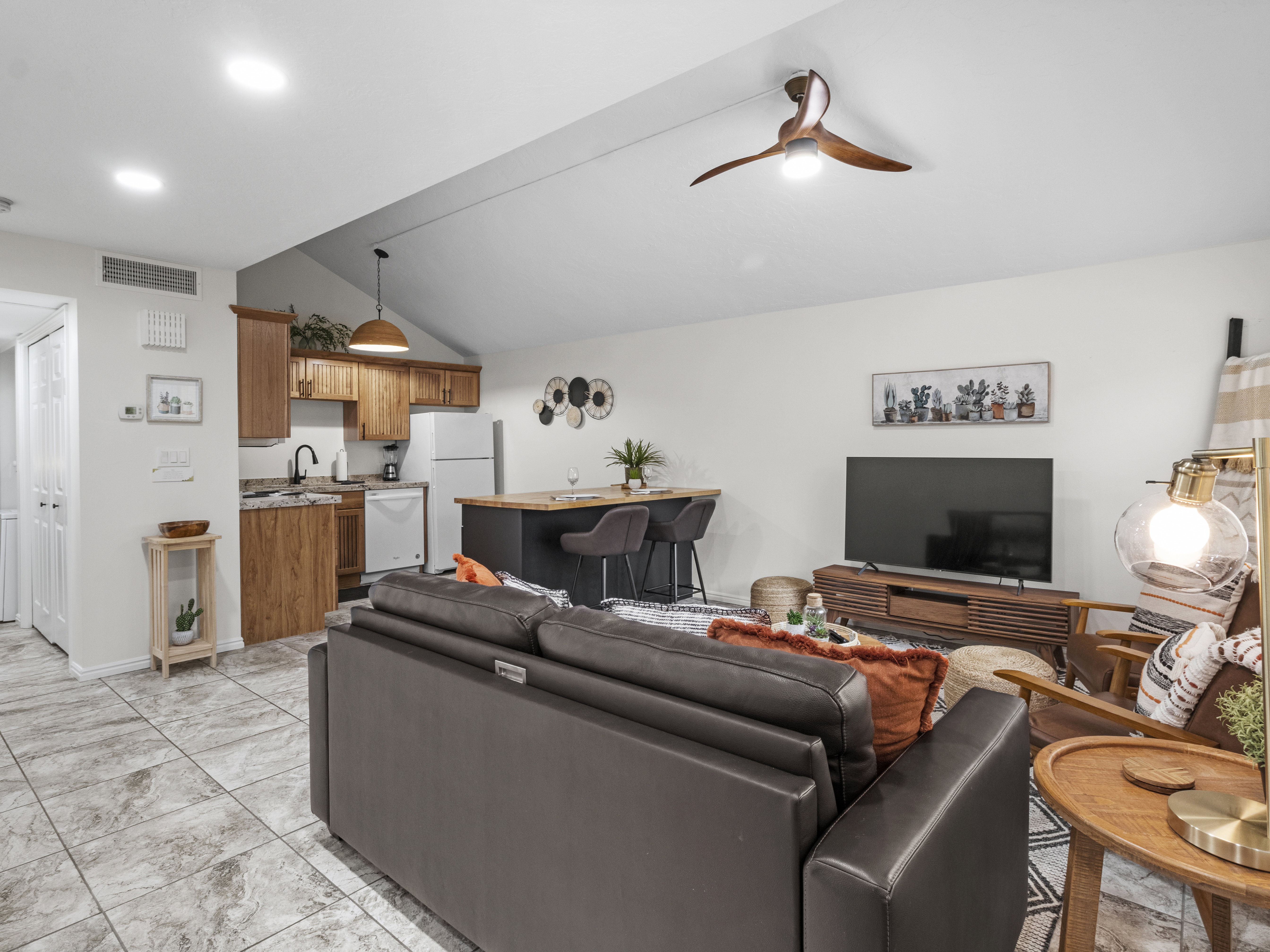Vaulted ceilings