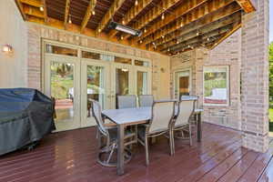 Covered deck