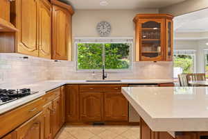 Custom backsplash