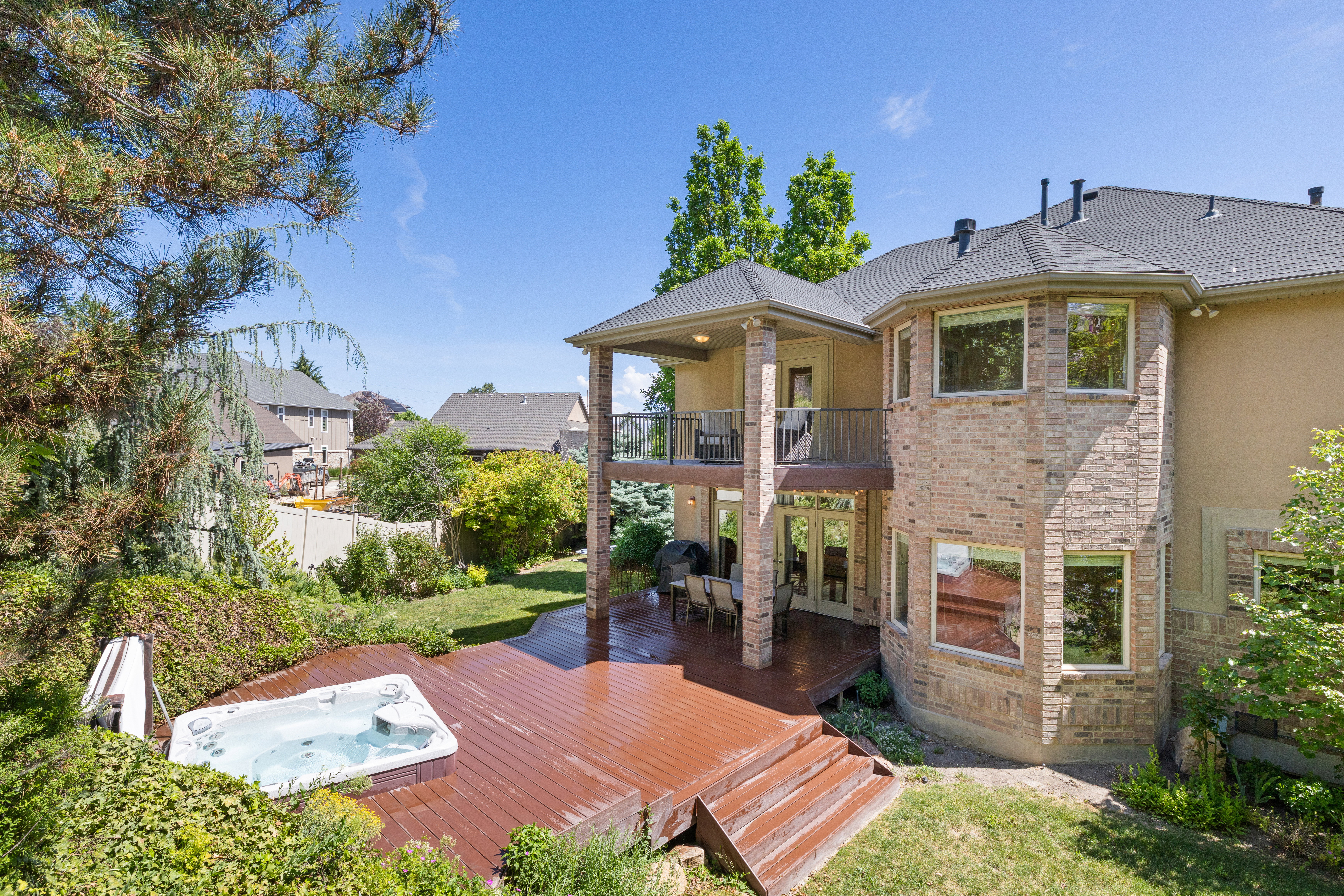 Fully landscaped yard