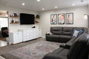 Spacious room with lots of natural light. Access to the backyard.