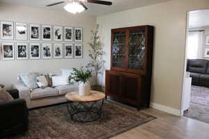 Inviting living area at the entry of the home!