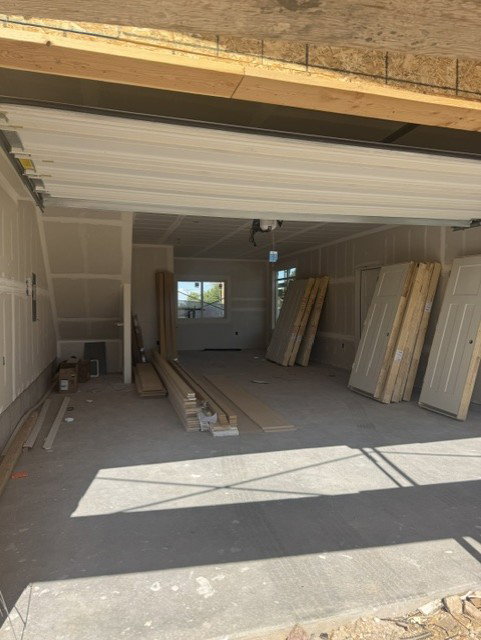 HUGE garage, extra deep