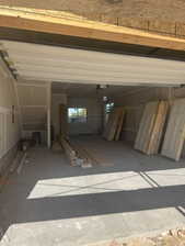 HUGE garage, extra deep