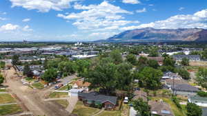 Expansive neighborhood setting with established homes and mature trees