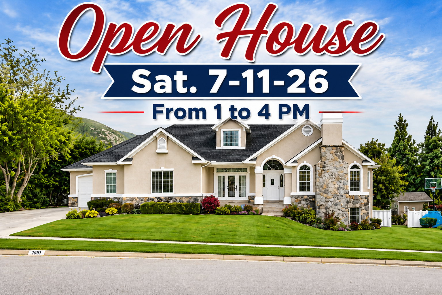 Open House Advertisement.