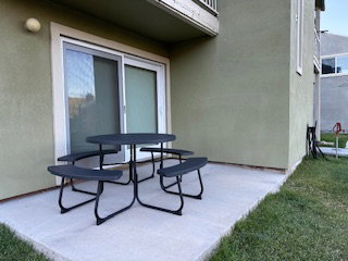 Patio for outdoor seating