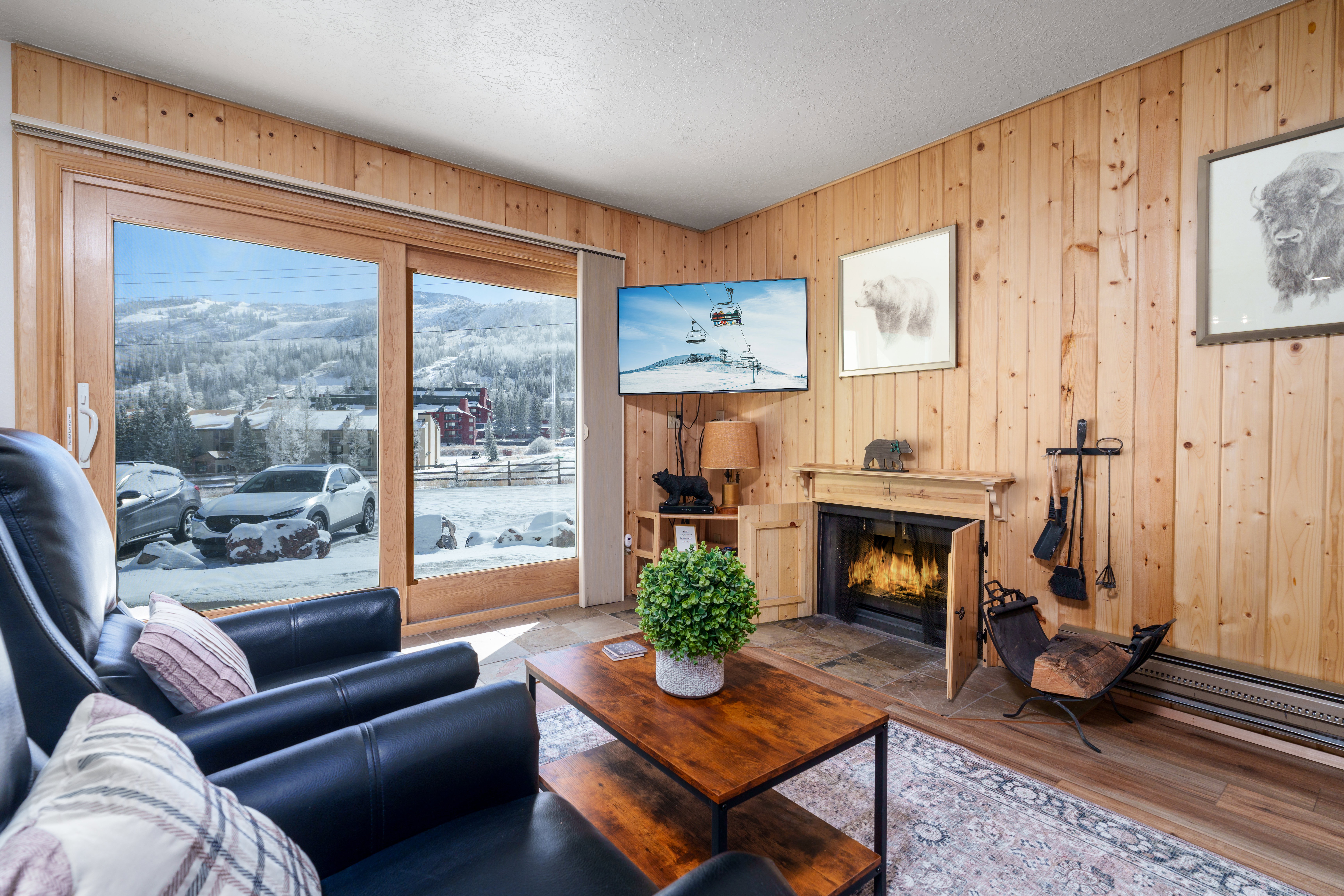 Cozy with mountain views