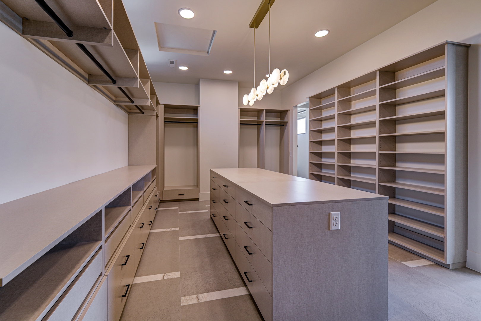 Primary closet