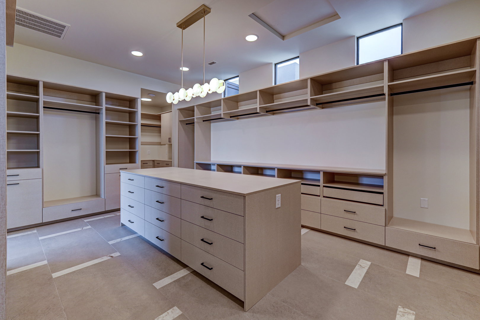 Primary closet