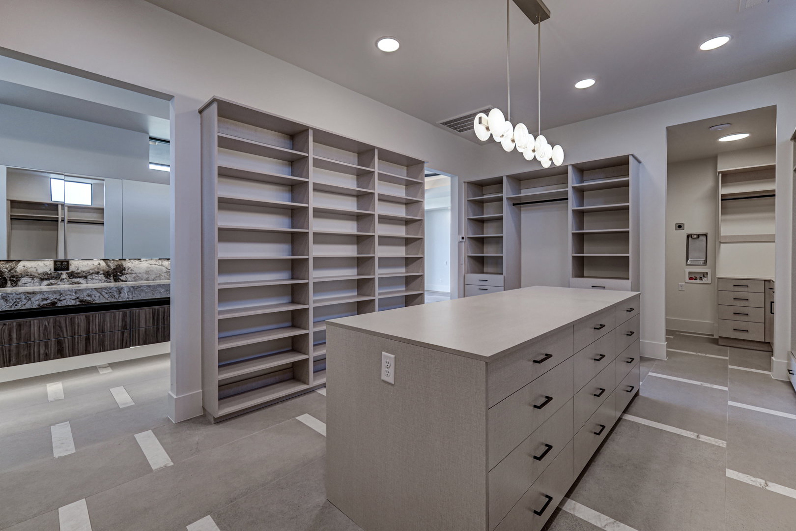 Primary closet