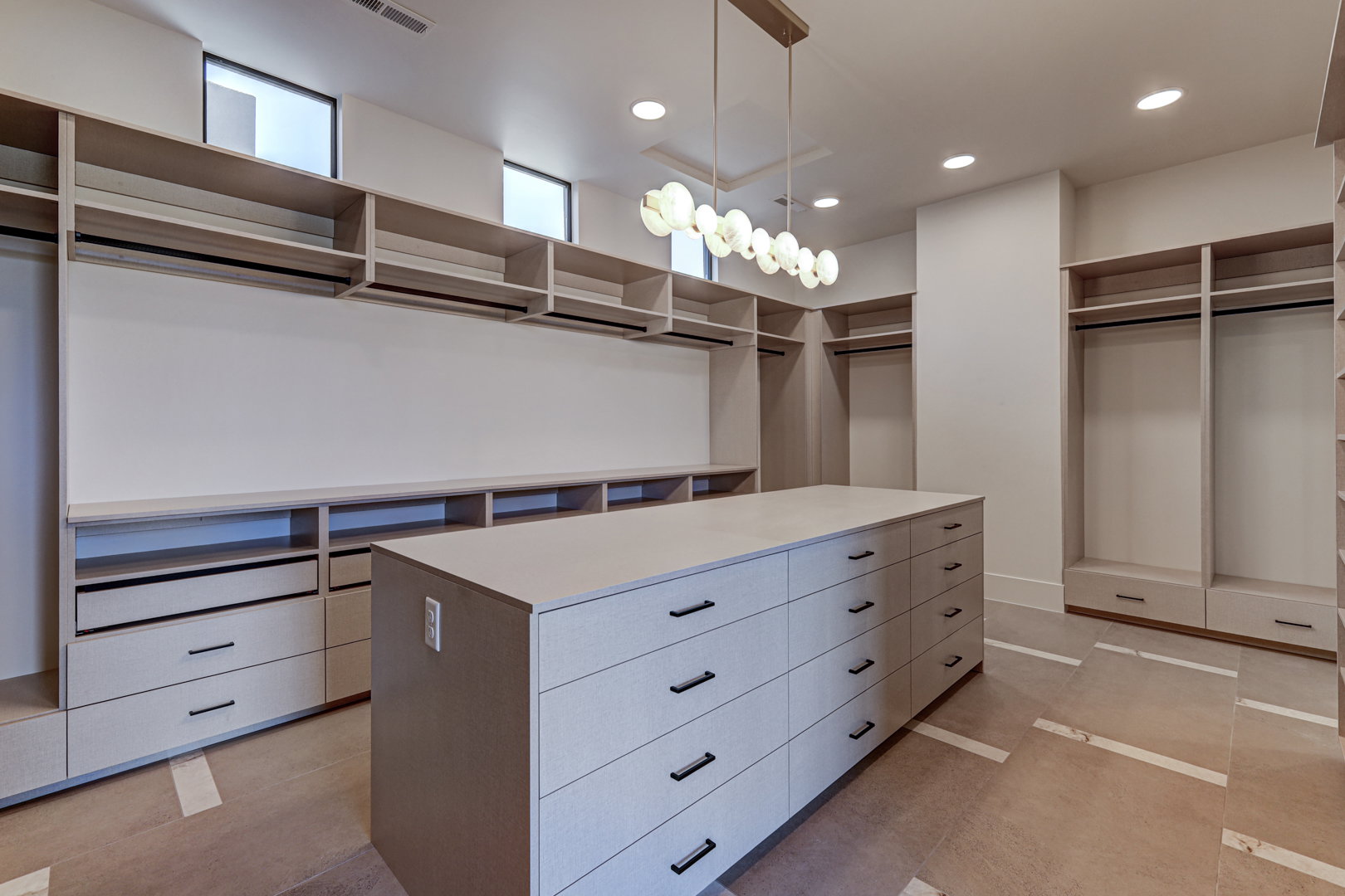 Primary closet