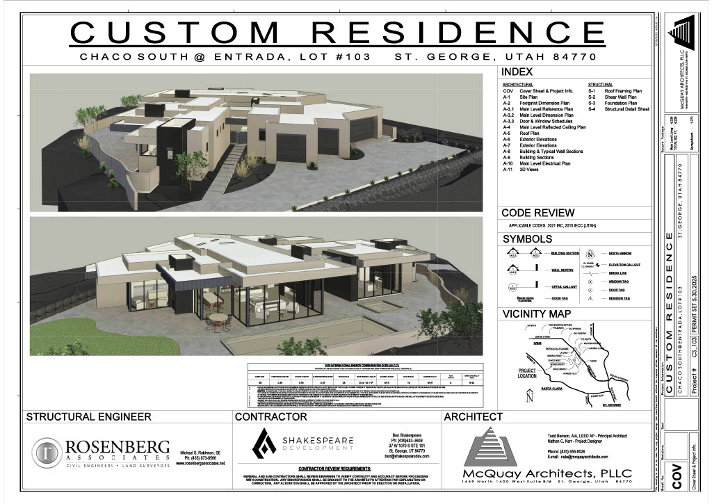 Architectural Plans. Presenting the overall design and layout of the property