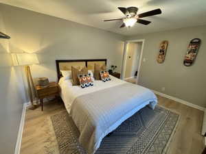 Master Bedroom with King Sized Bed