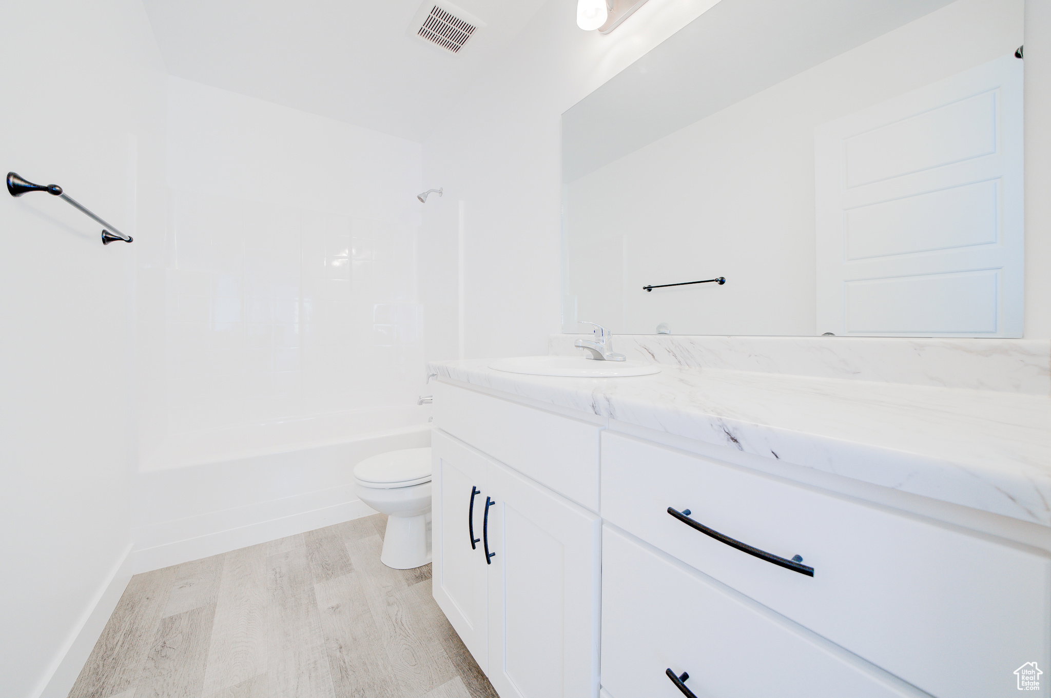Photos of a previously finished home.