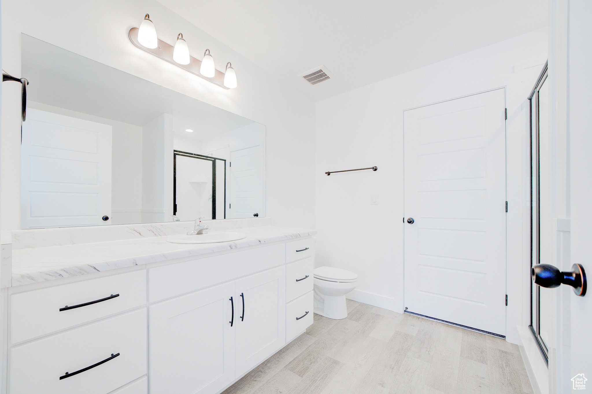 Photos of a previously finished home.