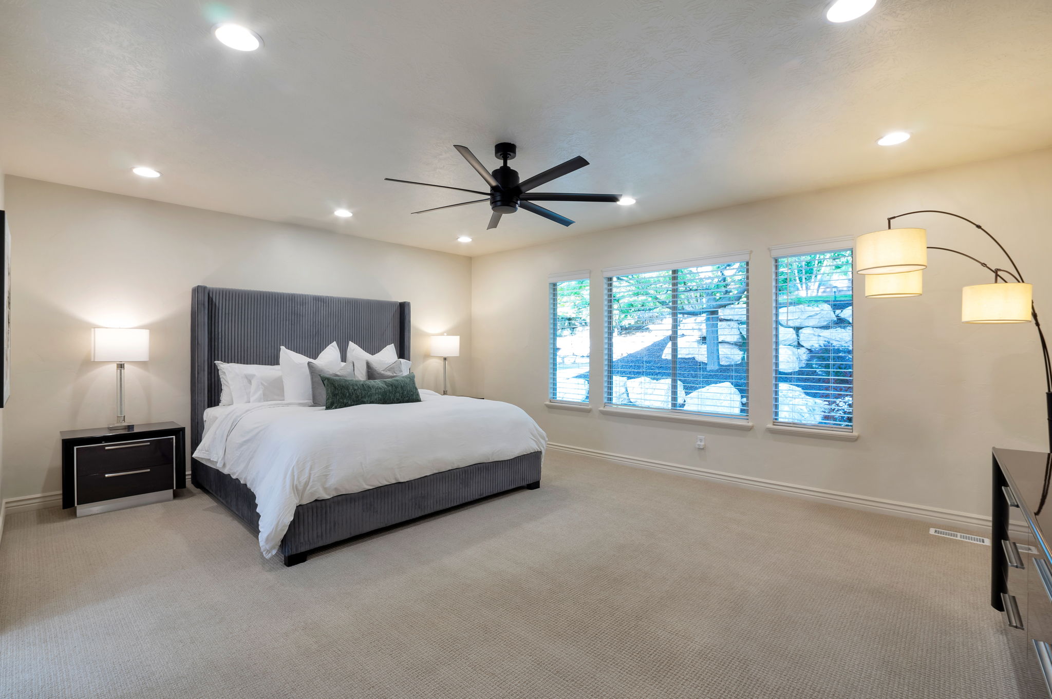 Private owner's retreat designed for comfort with generous proportions and abundant natural light.