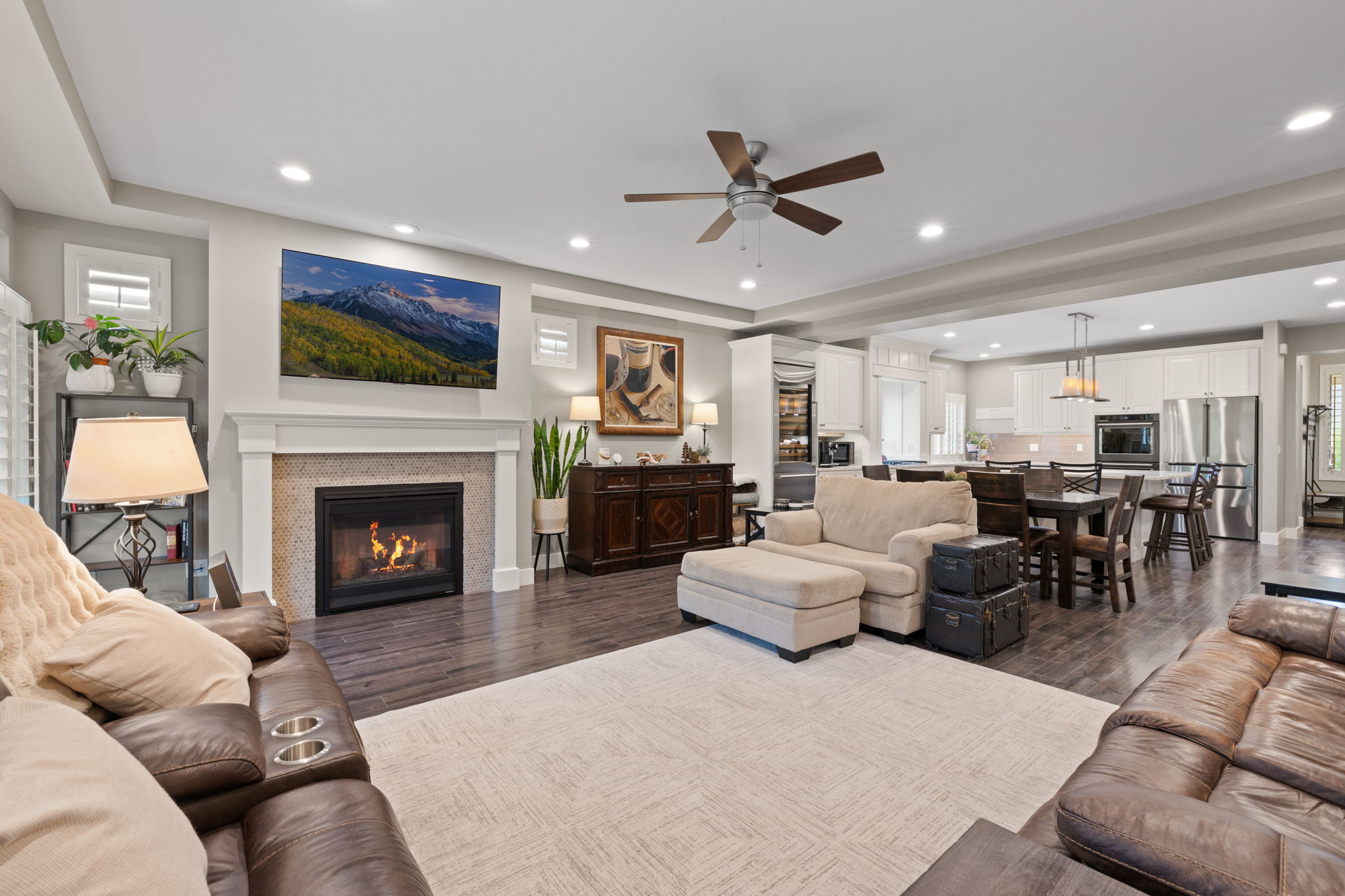 Gas fireplace
