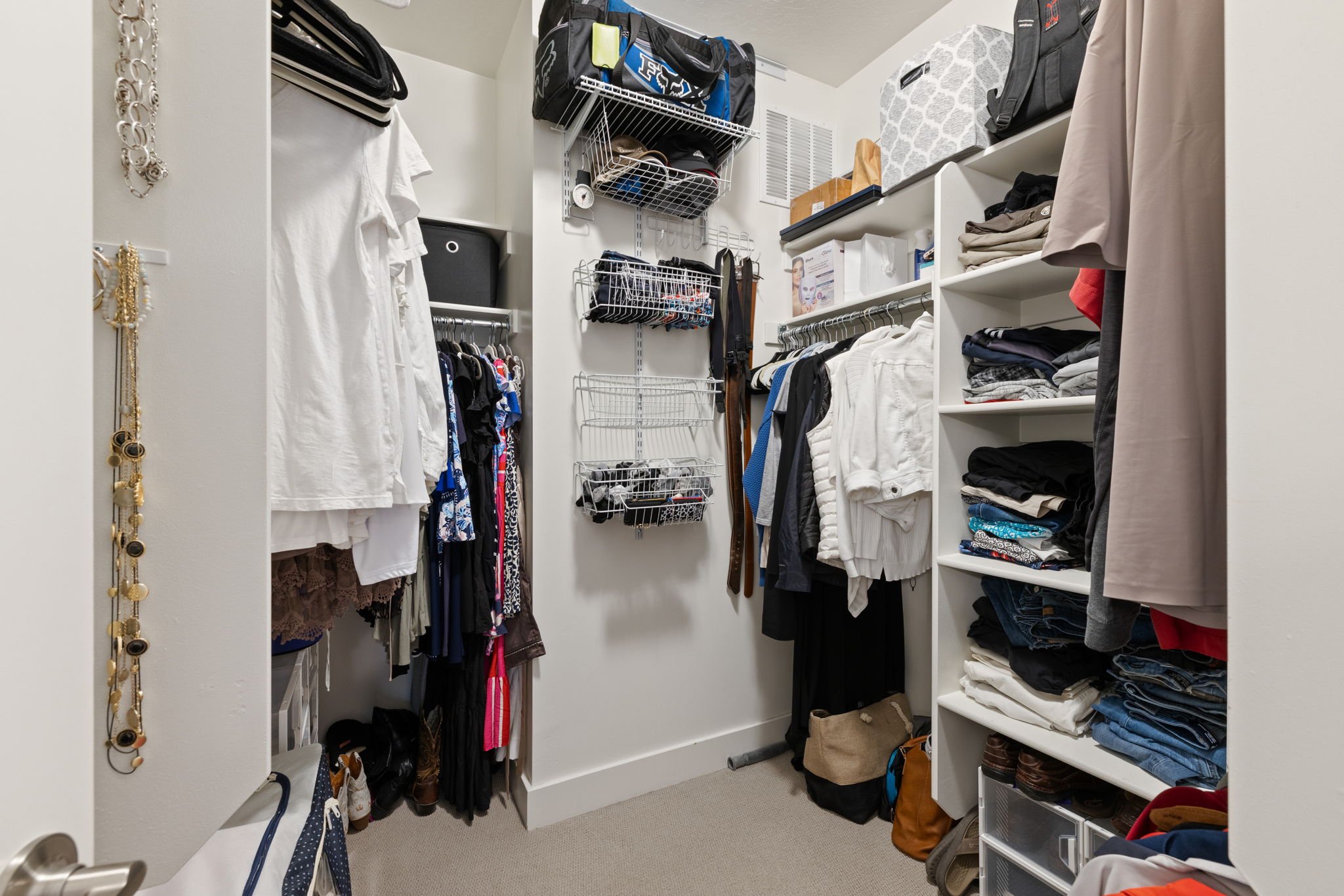 Primary walk in closet