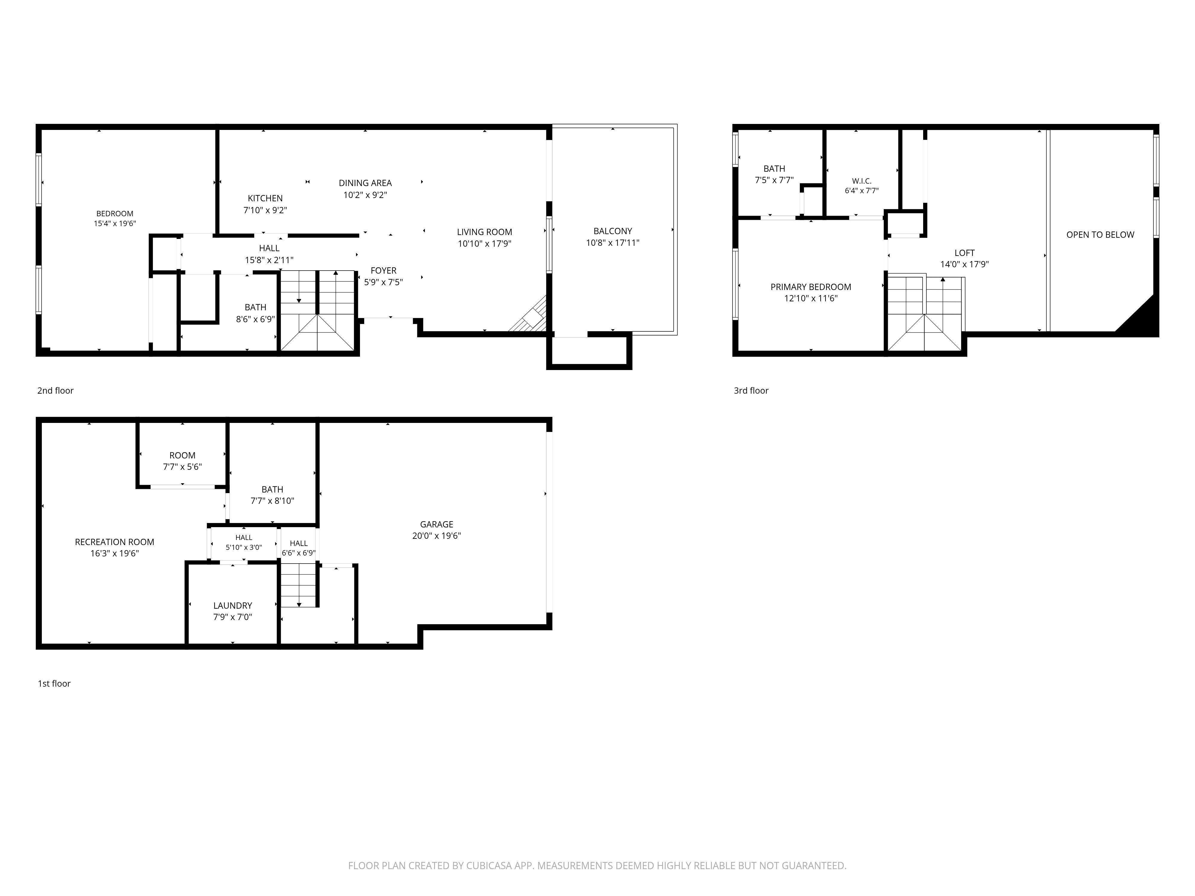 All Floor plans