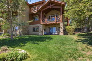 Exterior view of the backyard