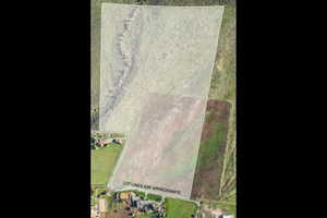 Aerial Property Map. Displaying approximate lot lines for the property