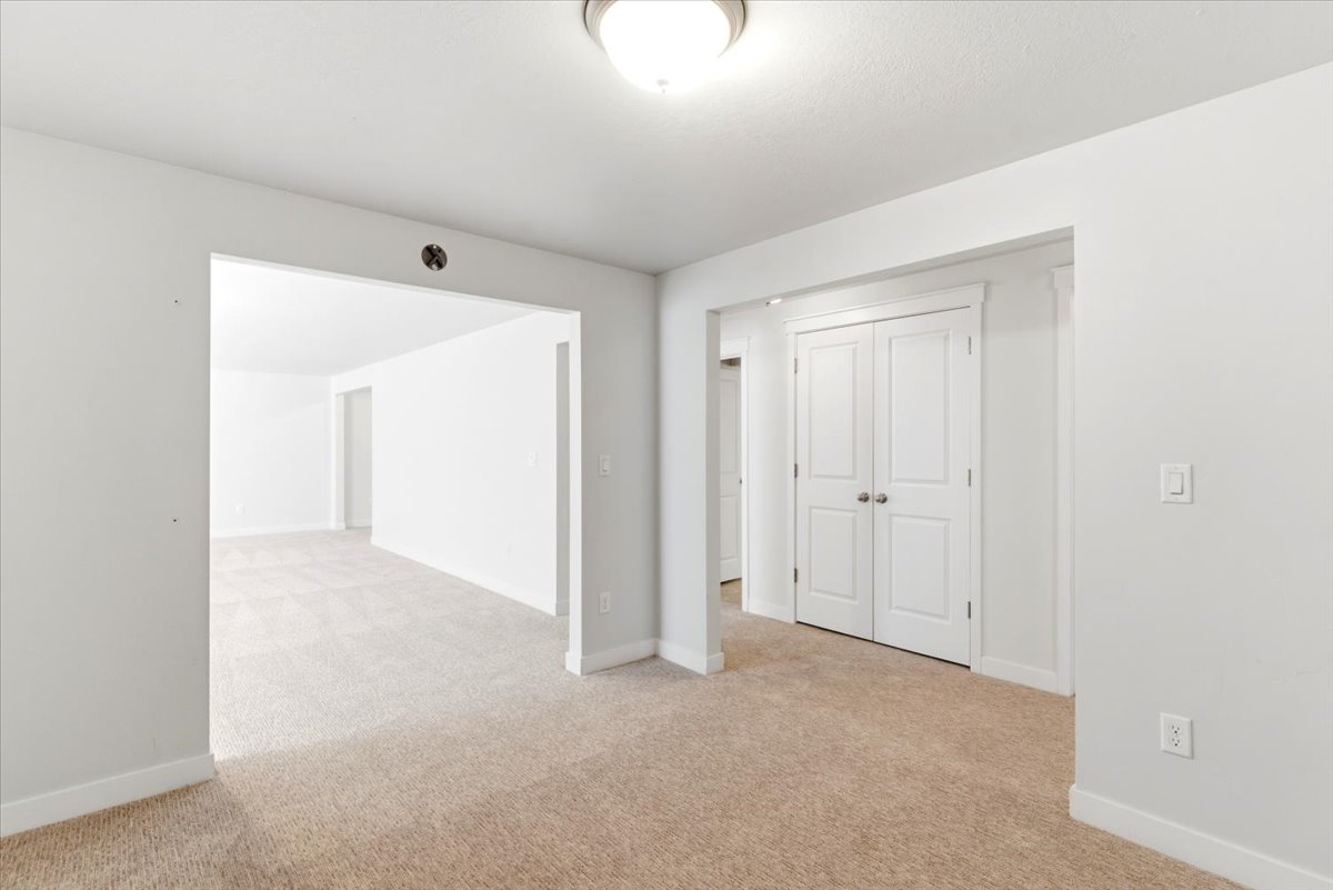 Bonus area off of family room, perfect for a workout or gaming area