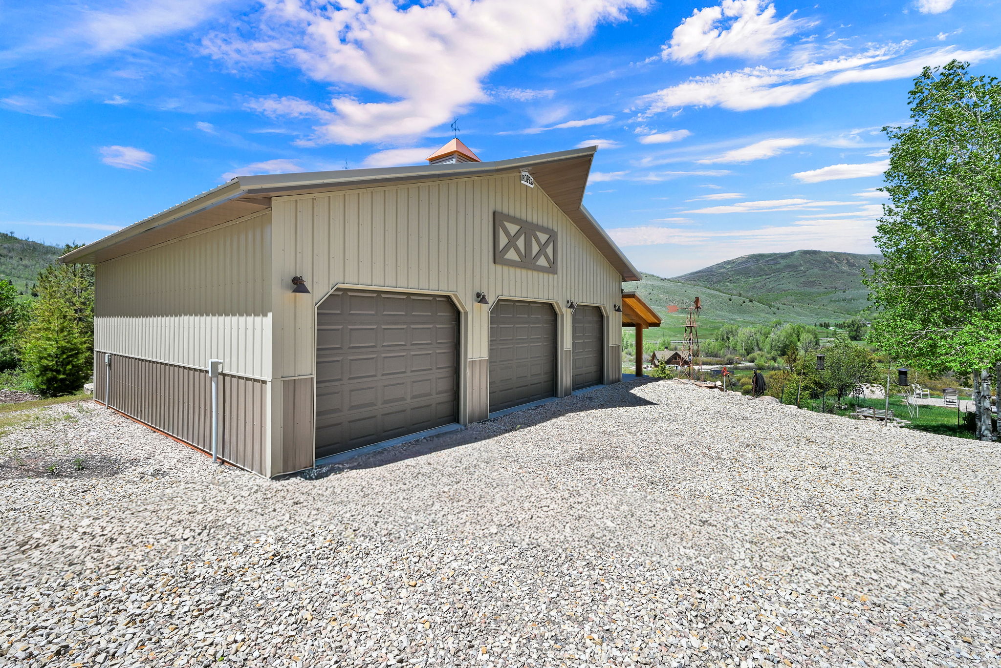 3 bay garage/toy barn