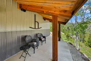 Garage patio