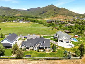 Aerial view featuring the view of Wilson's Peak