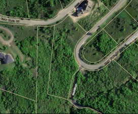 Plat Map. Illustrating property boundaries and roadways for the specified area