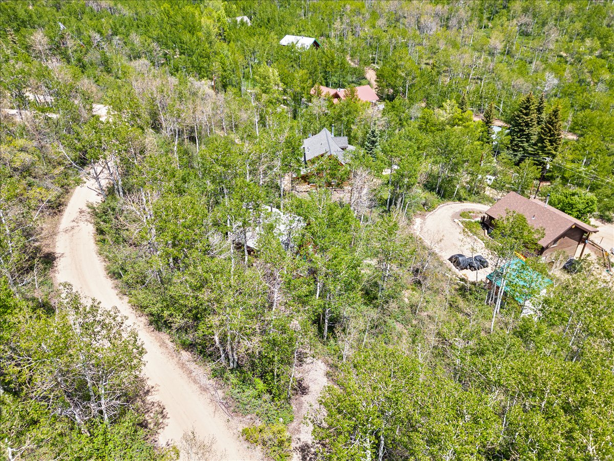 Aerial showing cabin
