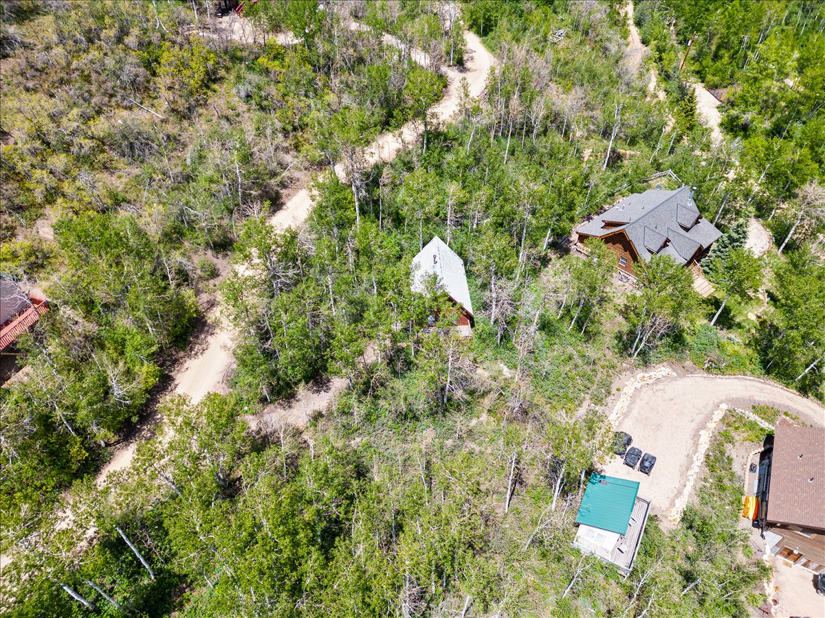 Aerial showing cabin