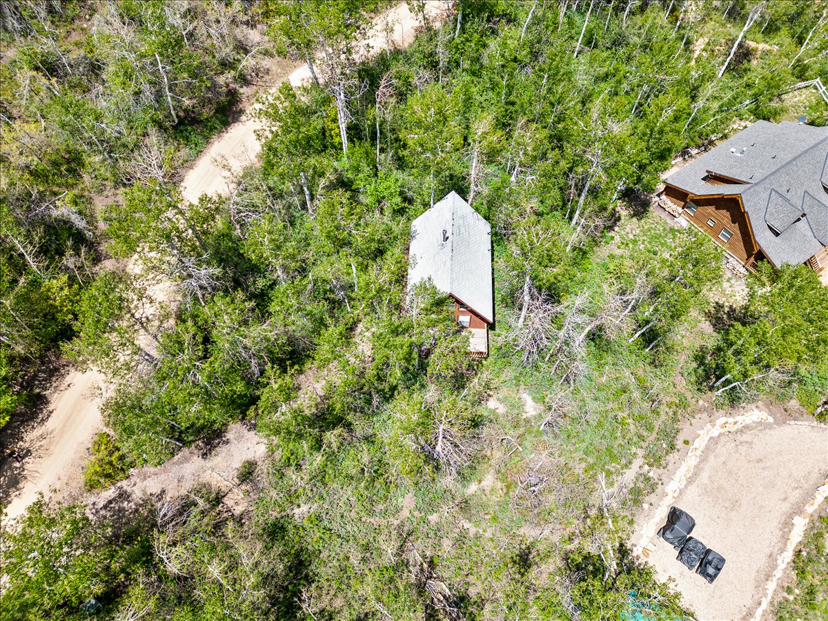 Aerial showing cabin