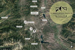 Location Map. Identifying geographic features and place names relative to the property