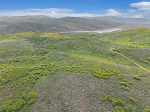 Expansive rolling hills with varied green vegetation