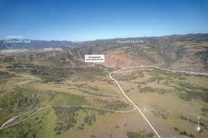Aerial photograph. Displaying regional features and property access points