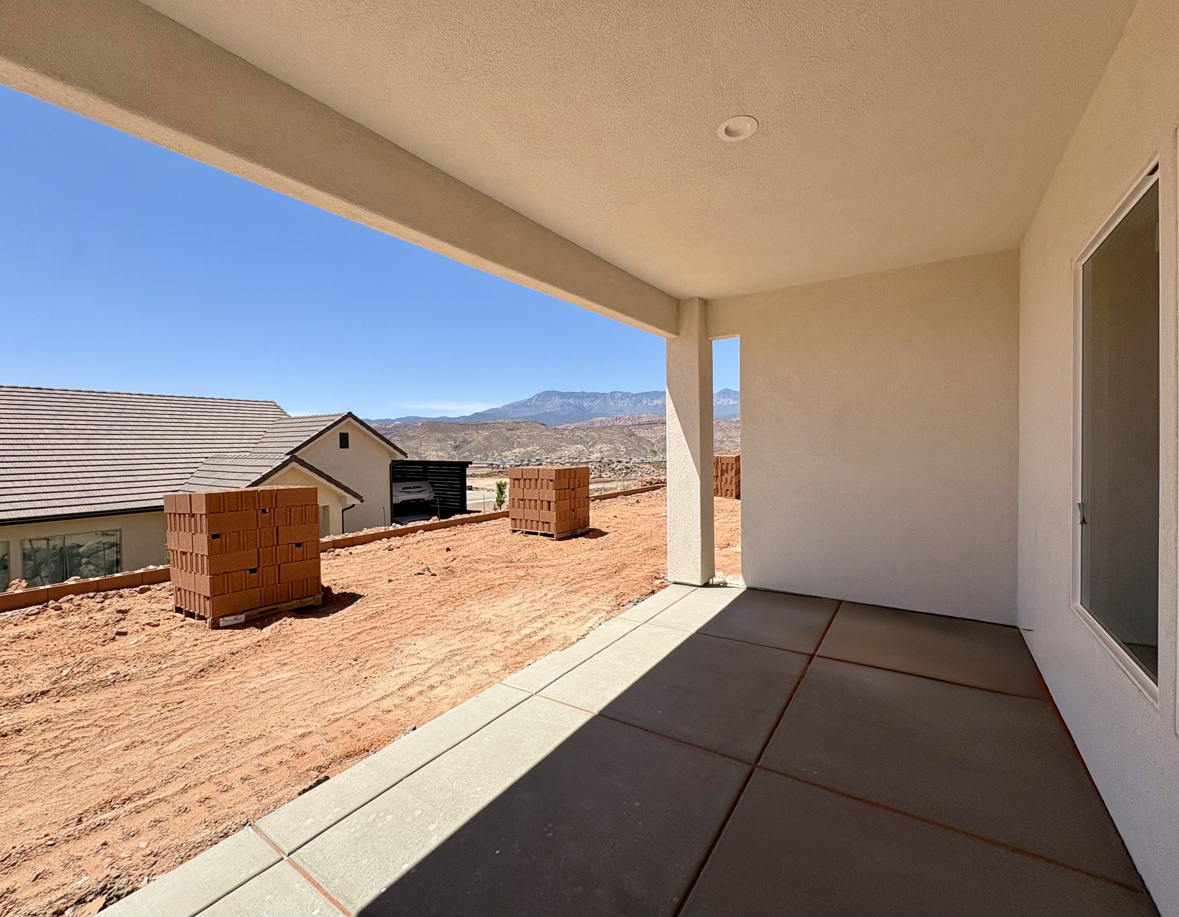 Covered patio