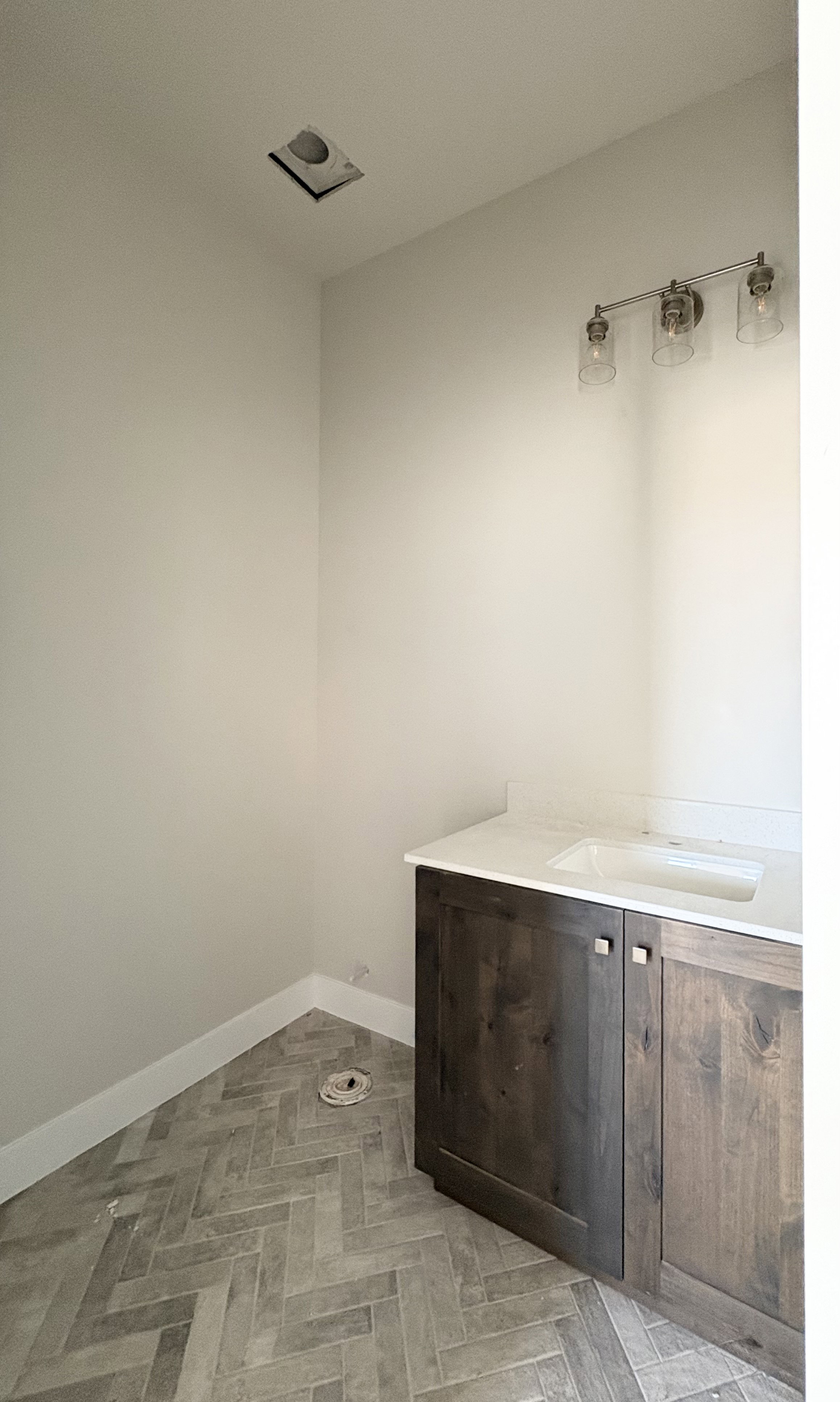 Main floor half bath