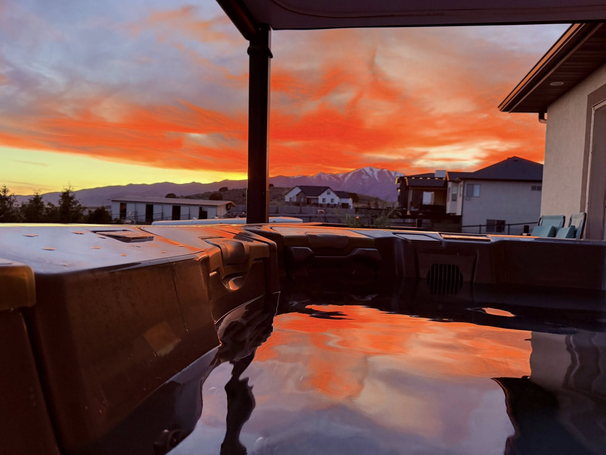 Hot Tub on the deck
