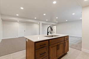 Basement Kitchen Island
