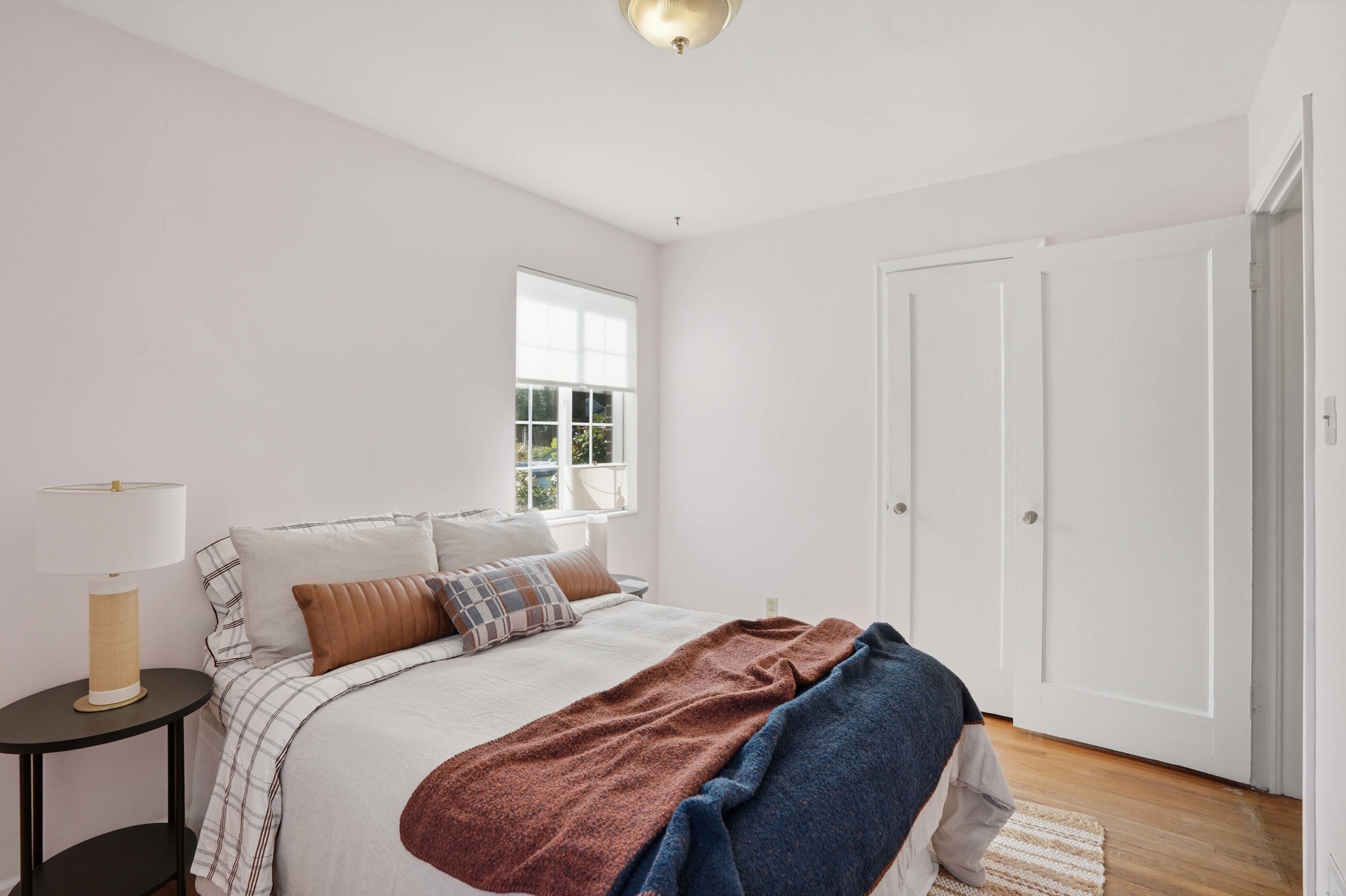 Hardwood-style flooring throughout