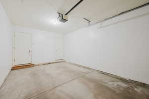 Attached garage. Dedicated parking space outside as well.