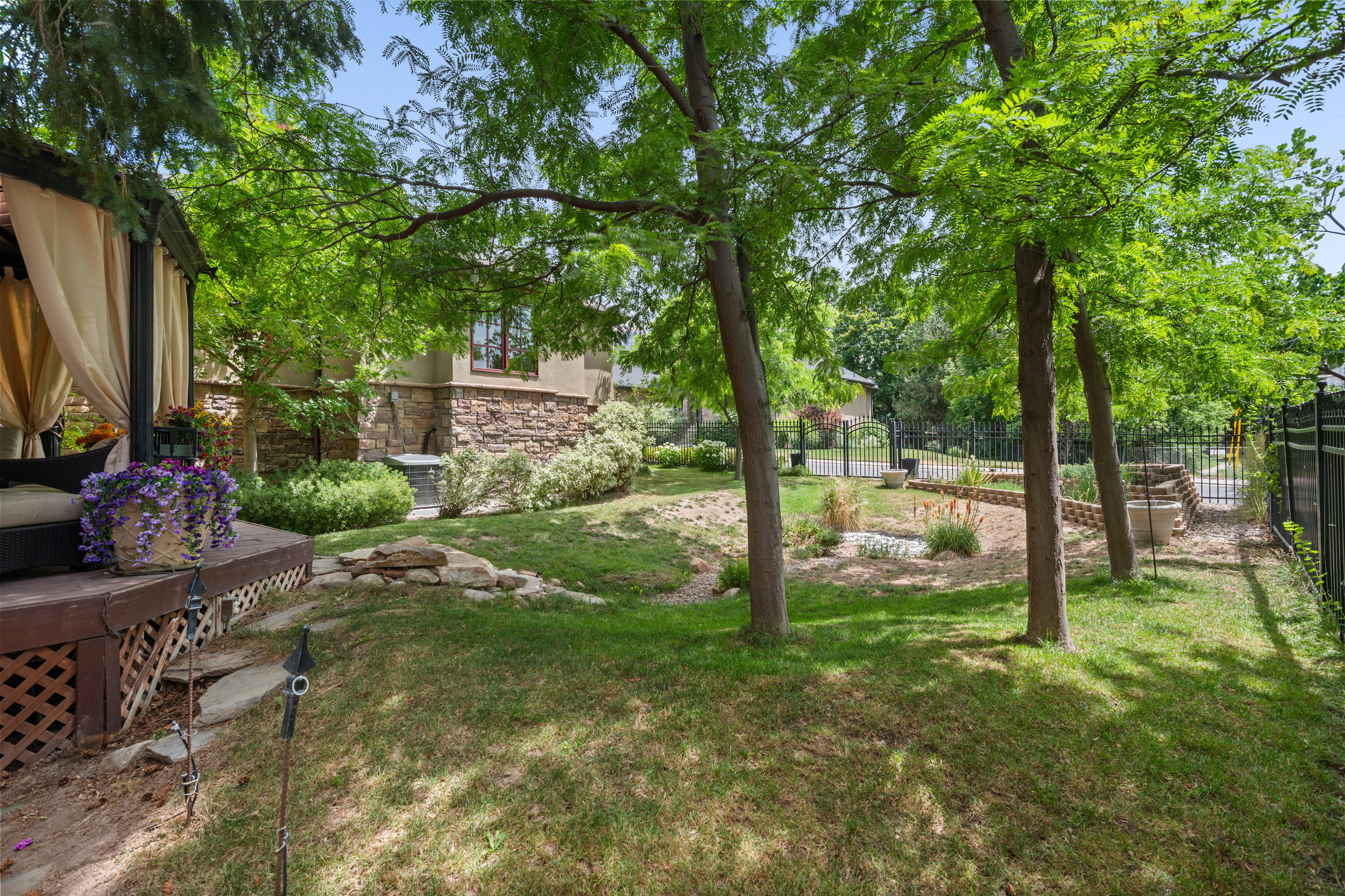 Backyard Looking South Towards Aveline Avenue