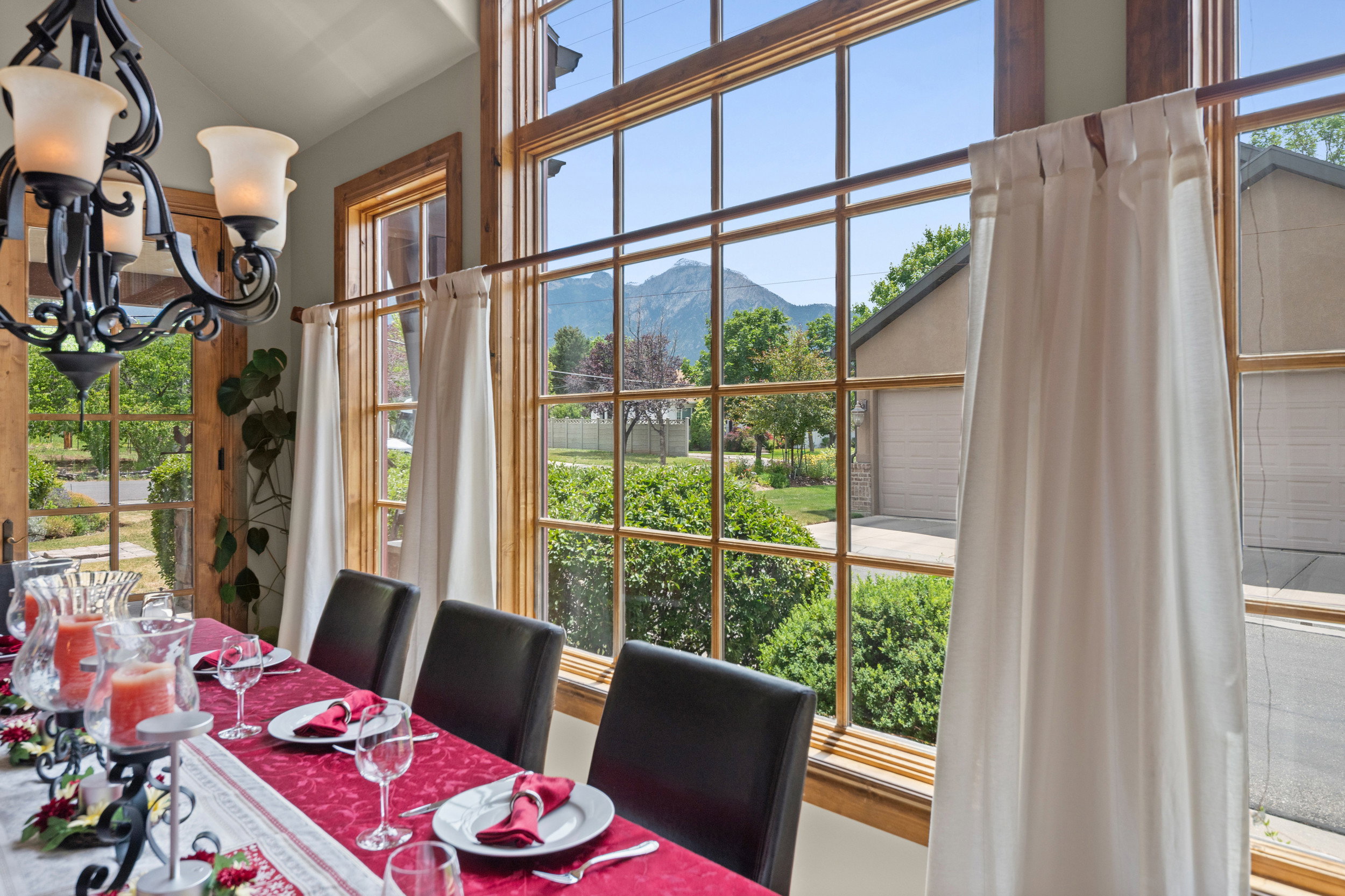 View of Mount Olympus from Dining Area