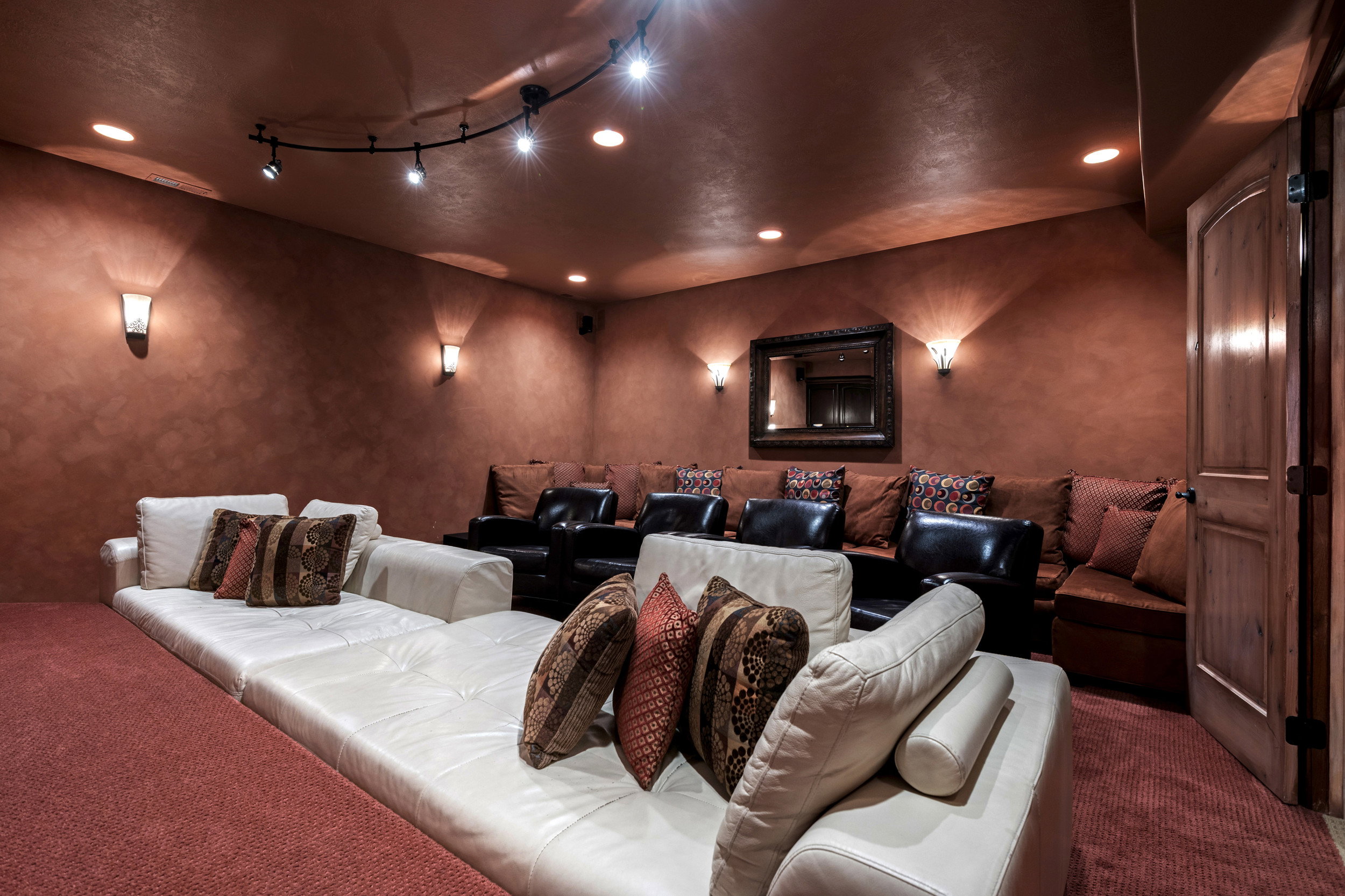 Huge, Inviting Theater Room