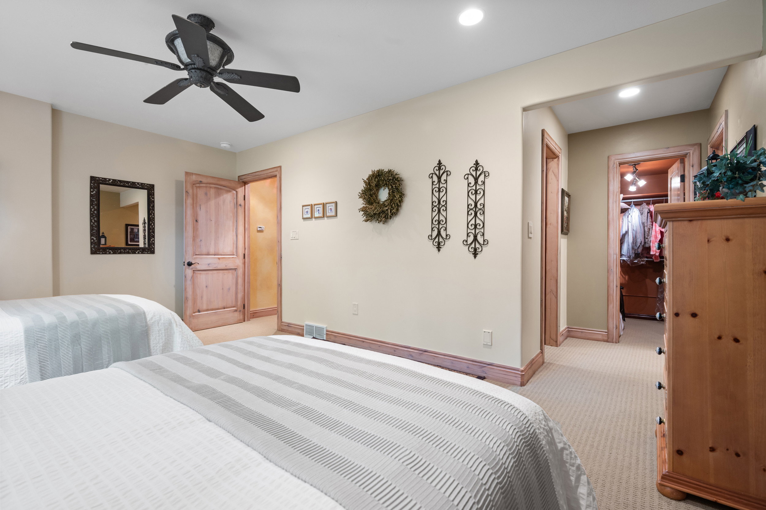 Second Bedroom with Two Spacious Walk-In Closets