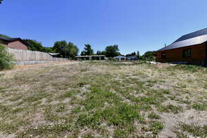 View from back of lot