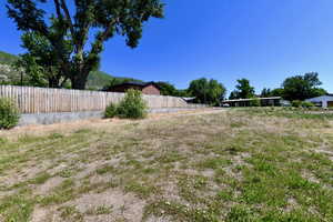 View from middle of lot